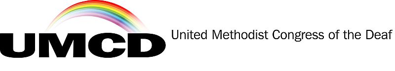 The United Methodist Congress of the Deaf with rainbow logo